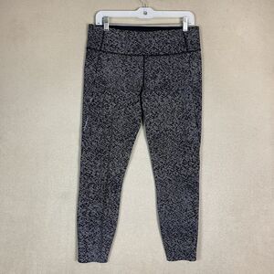 Lululemon Athletica Pants Womens 10 Black 7/8‎ Length Performance Leggings